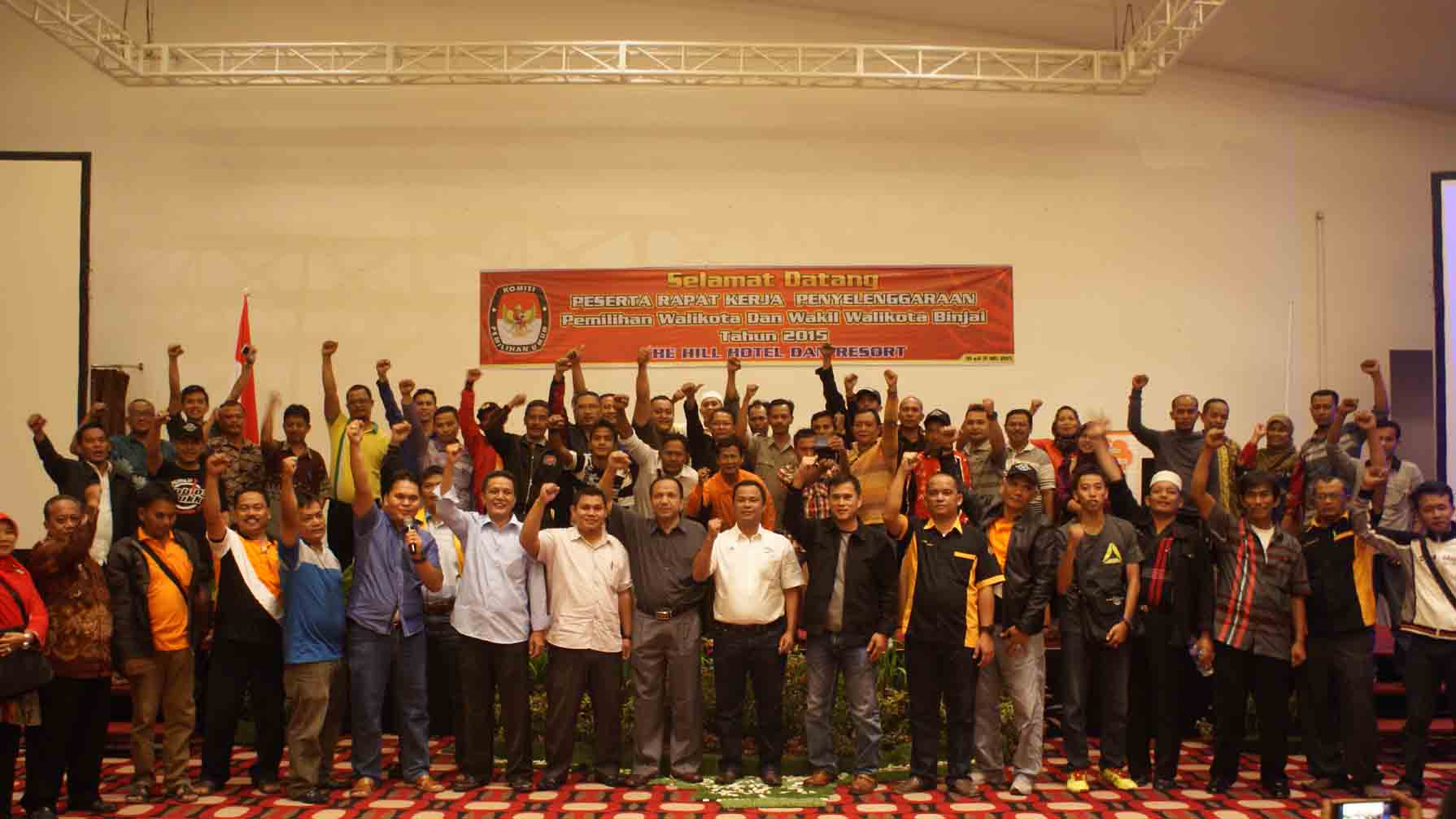 <b>Rapat Konsinyering KPU Kota Binjai 30-31 Mei 2015</b>